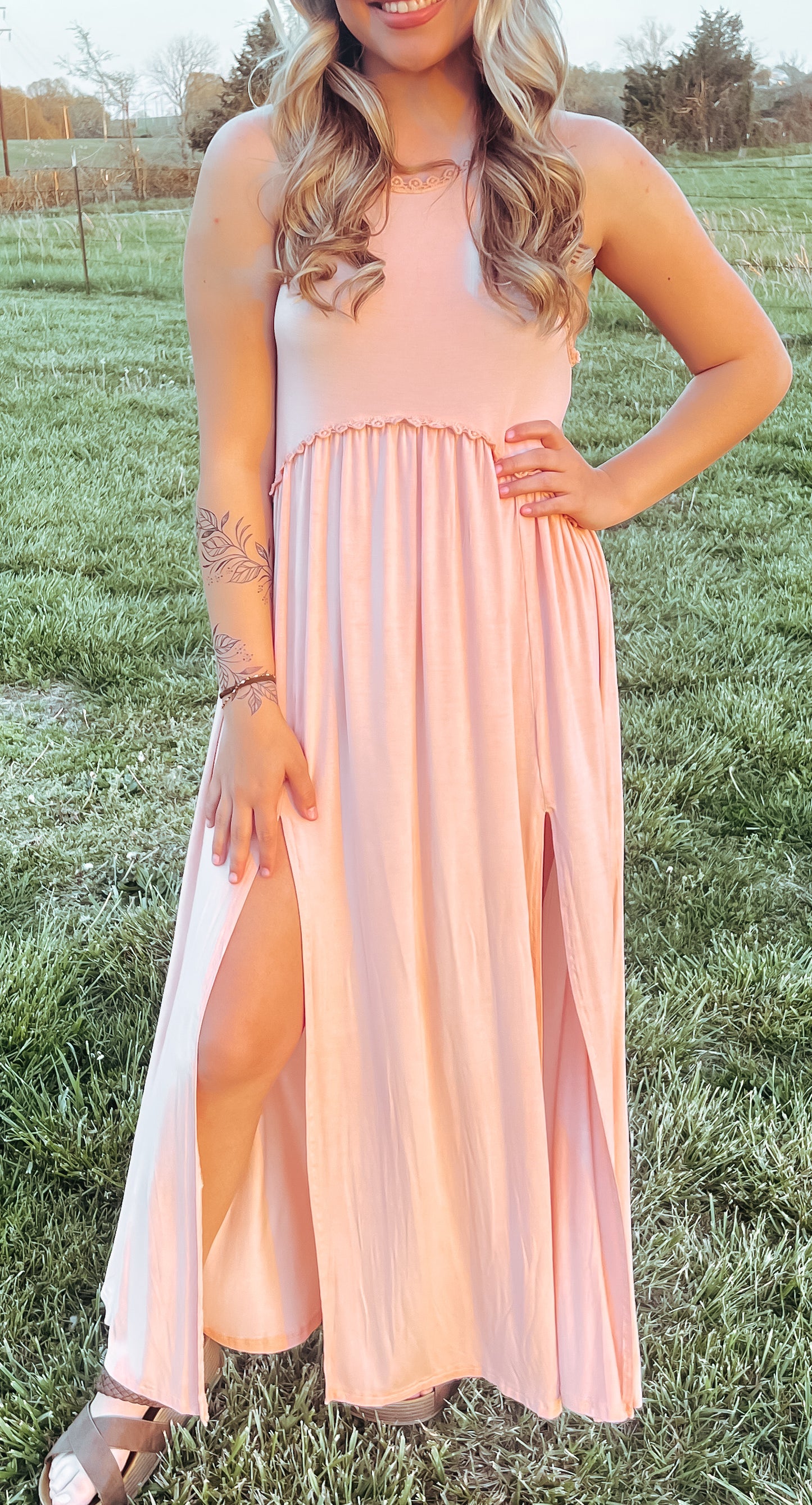 Powder Peach Maxi