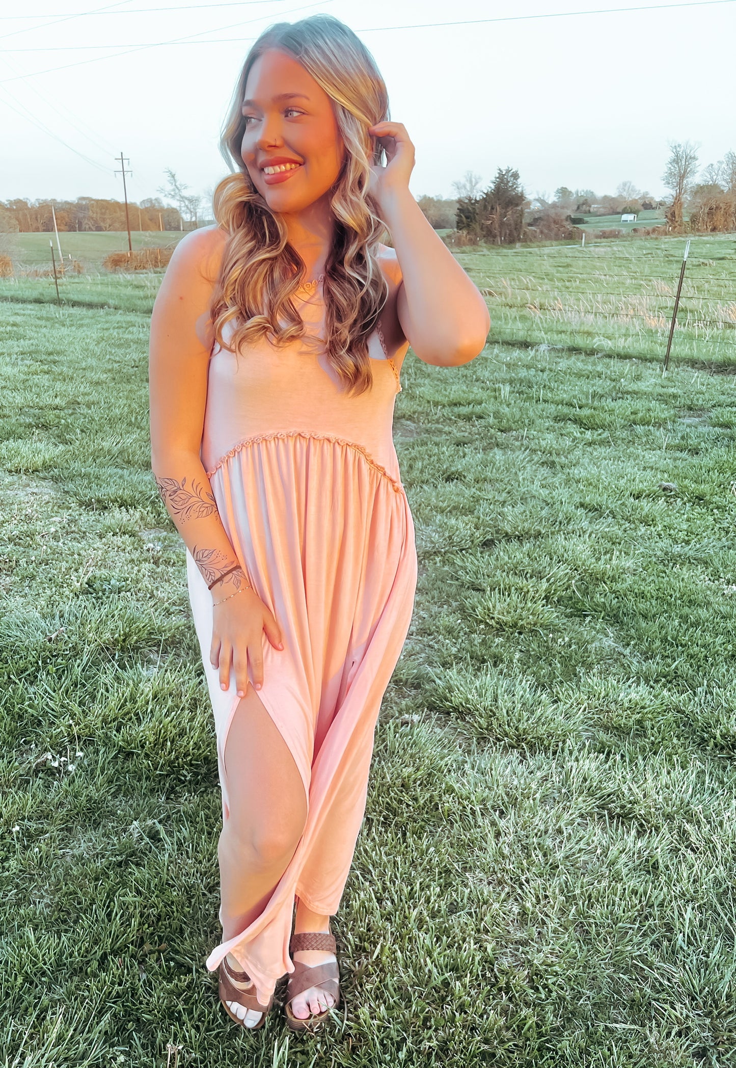 Powder Peach Maxi