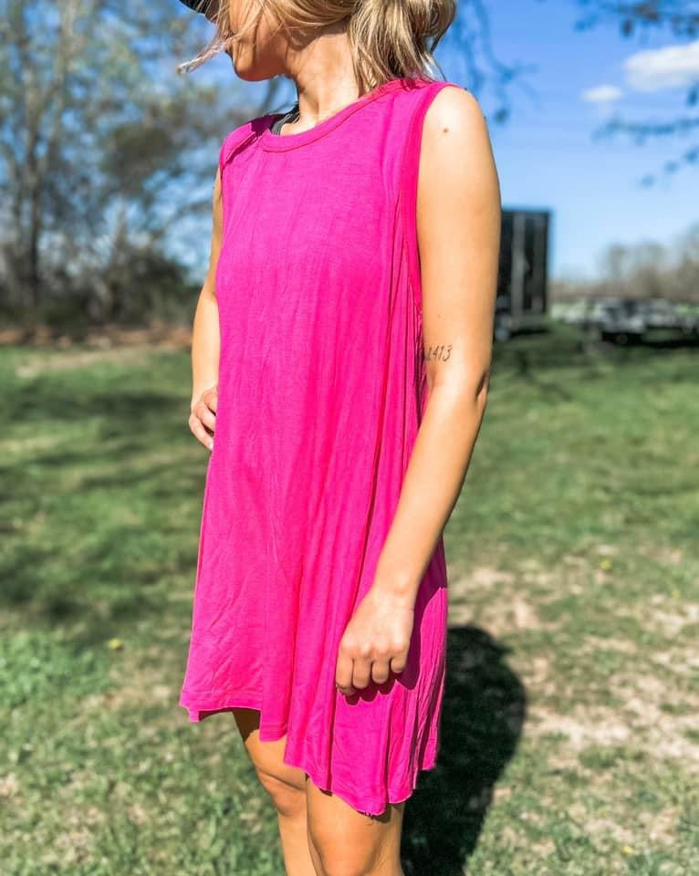 Plus Pink Tunic Tank