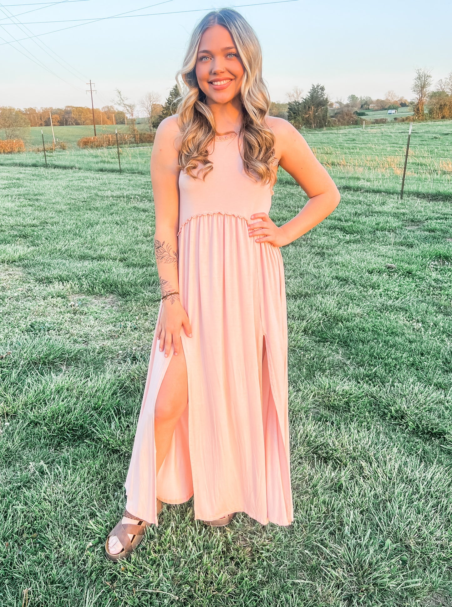 Powder Peach Maxi