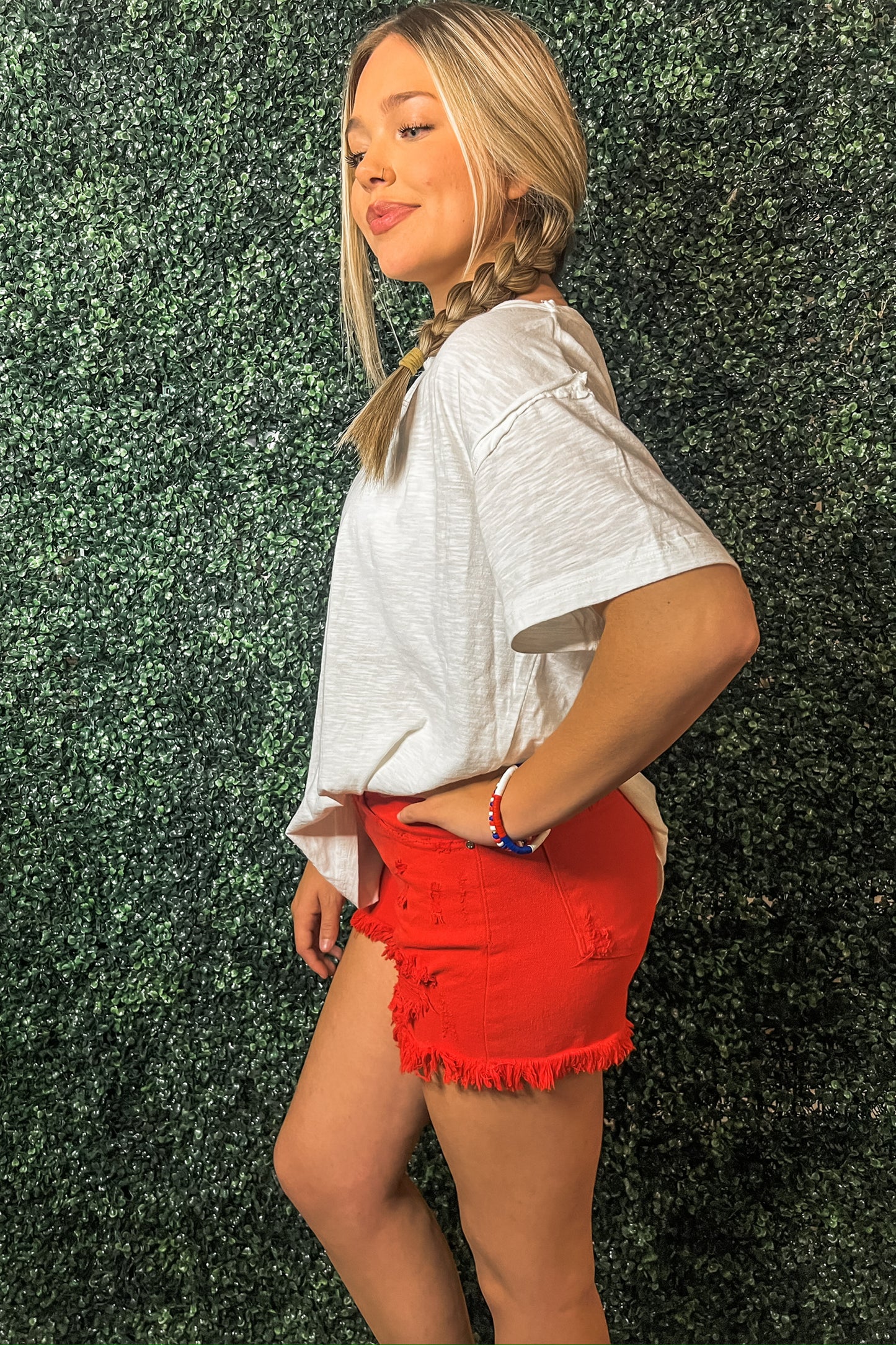 Fiesta Distressed Shorts