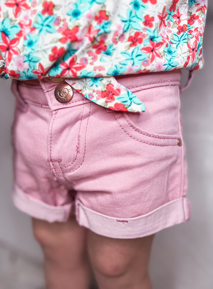 Blush Pink Shorts