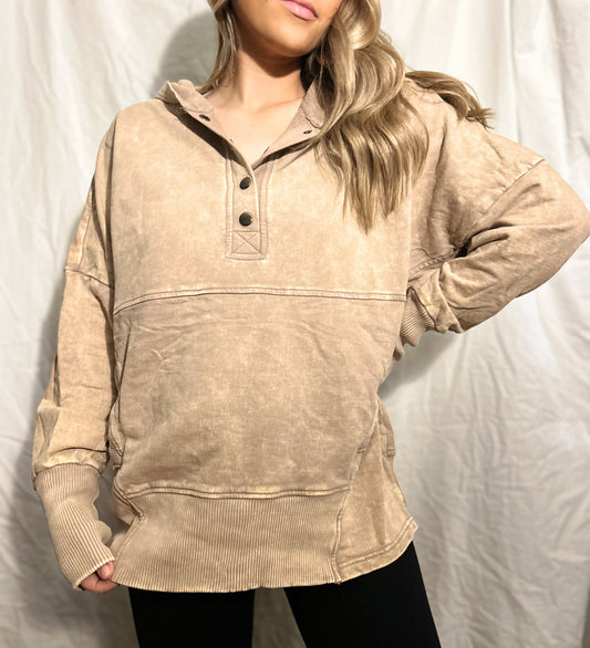 Cozy With You French Terry Pullover