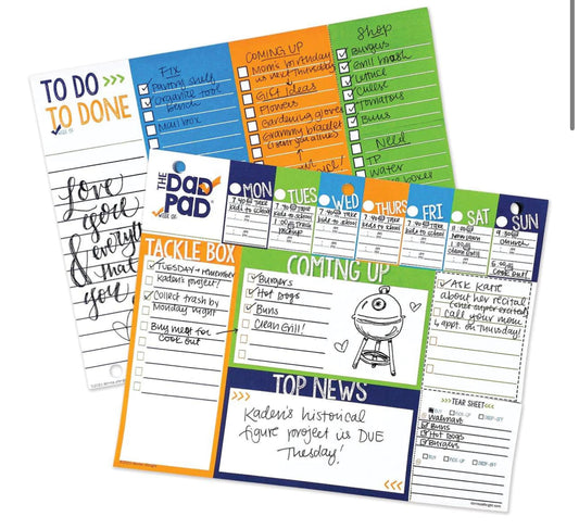 Dad Pad Weekly Planner Pad - Sawyer + Co.