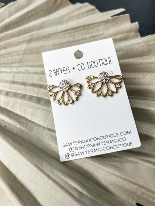 Flower Studs - Sawyer + Co.