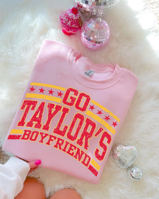 Taylor’s Boyfriend Pink Crew