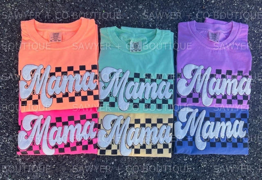 Comfort Colors Mama Puff Ink Tee Preorder