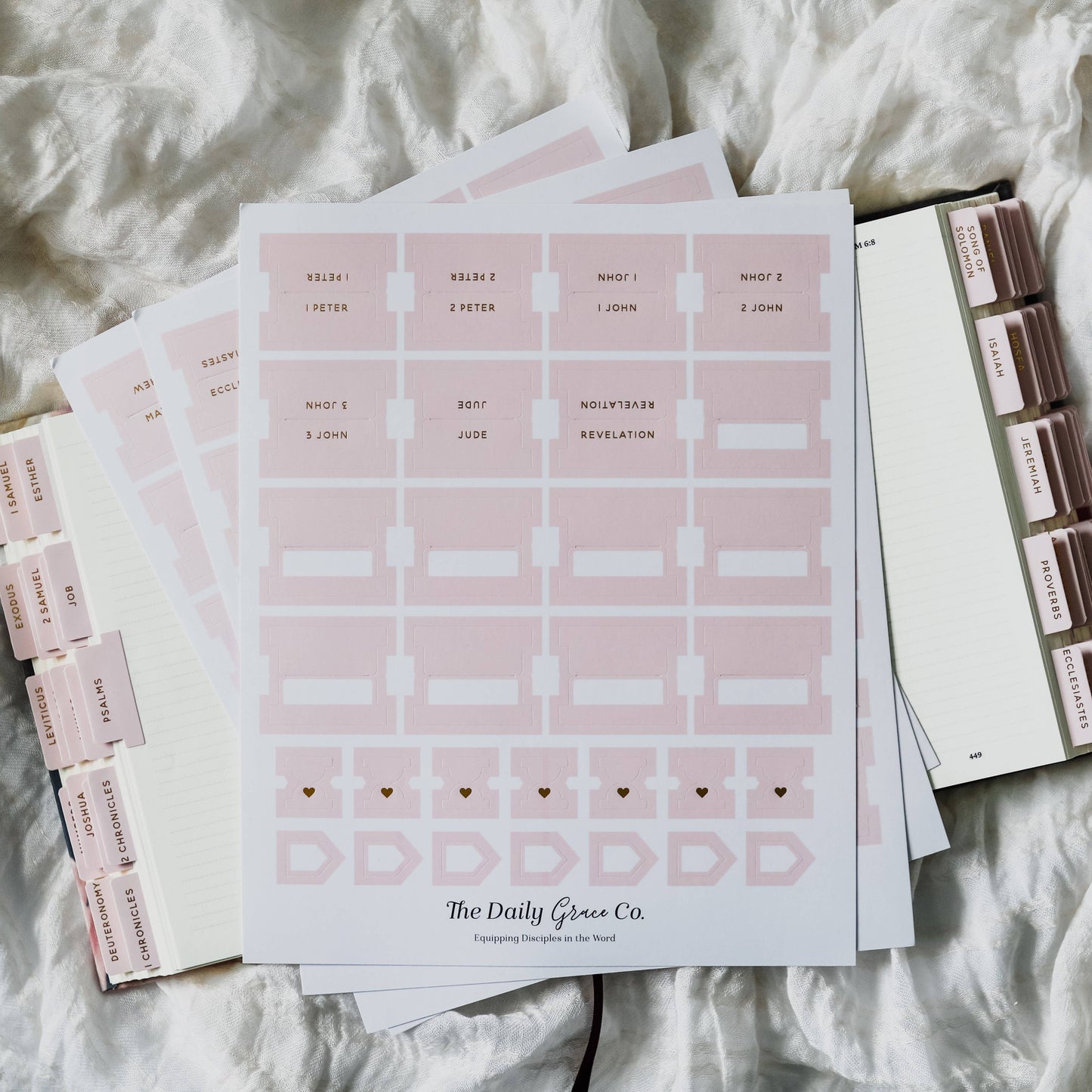 Blush Bible Tabs