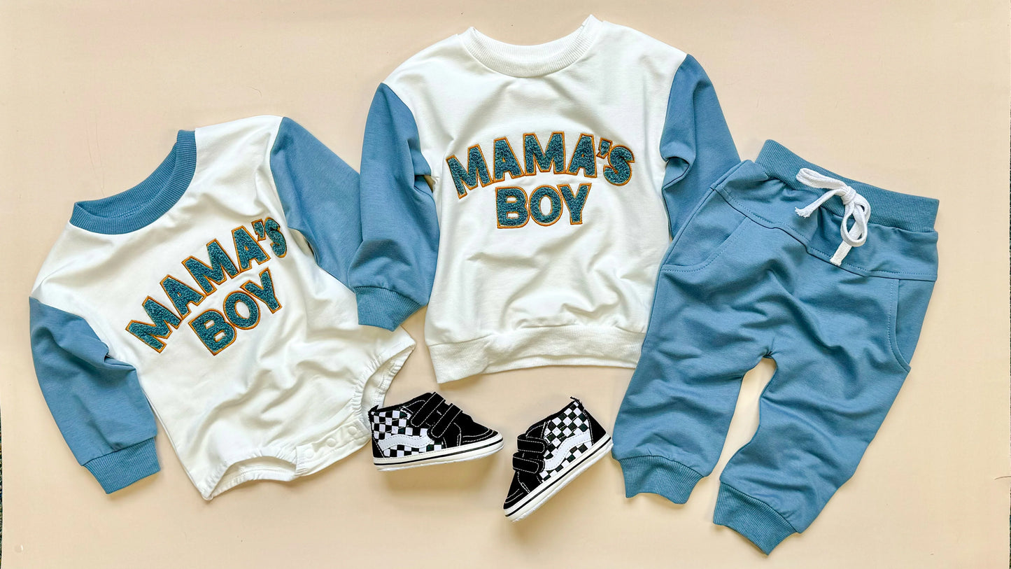 Mamas Boy Bubble Romper