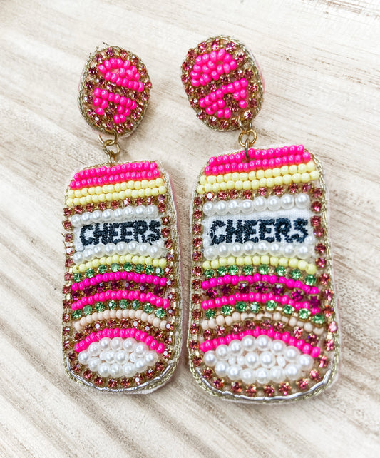 Colorful Cheers Beaded Earrings - Sawyer + Co.