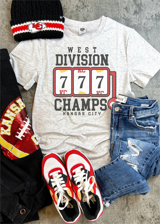 WEST DIVISION CHAMPS KC TEE - Sawyer + Co.